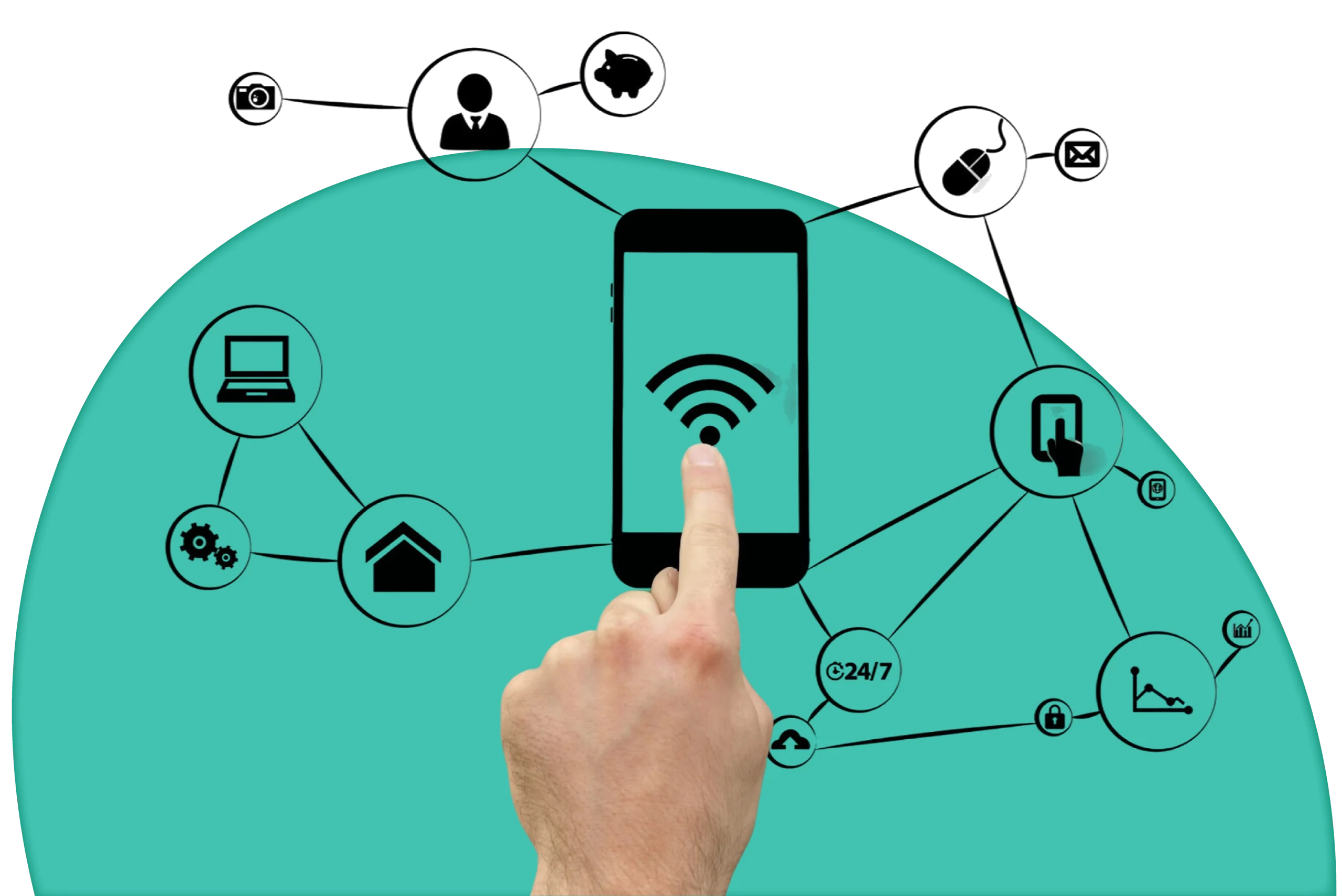 Eze Talk Residential - network status image